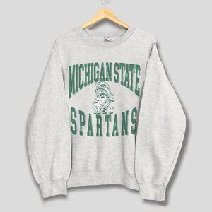 Vintage Michigan State Spartans Football Sweatshirt, Michigan State University